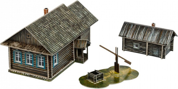 Изображение товара Сборная модель Умная бумага Изба-пятистенок / 4627081559584