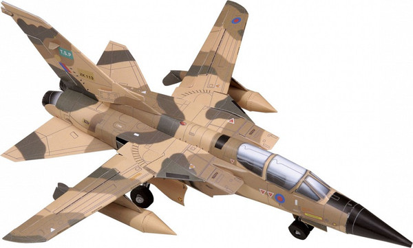 Изображение товара Сборная модель Умная бумага Истребитель-бомбардировщик. Tornado / 4627081552394