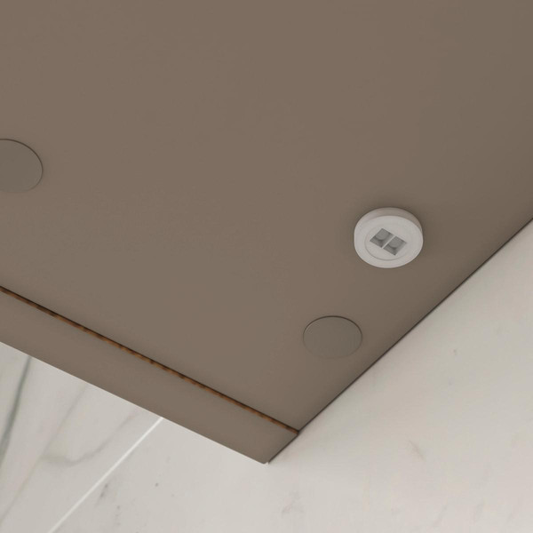 Изображение товара Шкаф с зеркалом для ванной EQUIL Gleam 60.1D (амарок/дуб вотан)