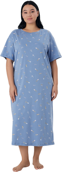 Изображение товара Сорочка Mark Formelle 572396 (р.164/170-100-106, бокальчики на синем)