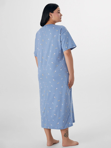 Изображение товара Сорочка Mark Formelle 572396 (р.164/170-100-106, бокальчики на синем)