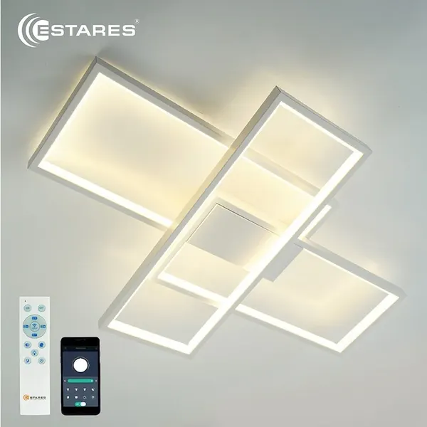 Изображение товара Люстра Estares Sven 85W 3S-APP-690x470x80-WHITE/WHITE-220-IP20