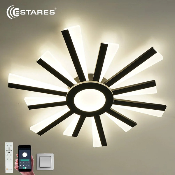 Изображение товара Люстра Estares Teresa 70W R-APP-550x50-BLACK/WHITE-220-IP20