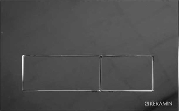 Изображение товара Инсталляция для унитаза Керамин ИнВолл Премиум K133-A01-EEA1 с кнопкой K5234-К-EEA3 (хром глянец)