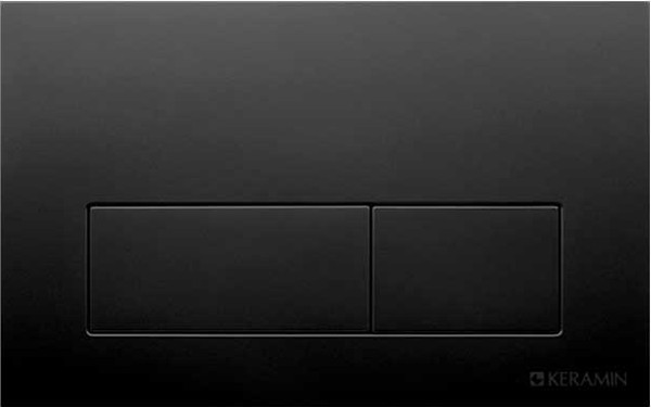 Изображение товара Инсталляция для унитаза Керамин ИнВолл Премиум K133-A01-EEA1 с кнопкой K5234-К-EEA4 (черный матовый)