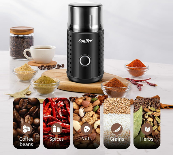Изображение товара Кофемолка Sonifer SF-3537 (черный)