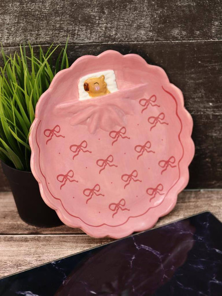 Изображение товара Тарелка столовая обеденная ILikeGift Capybara's dream / FC242288