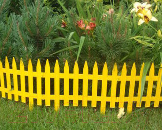 Изображение товара Изгородь декоративная Gardenplast Gotika (желтый)