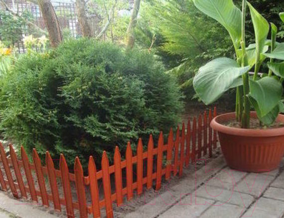Изображение товара Изгородь декоративная Gardenplast Gotika (терракот)