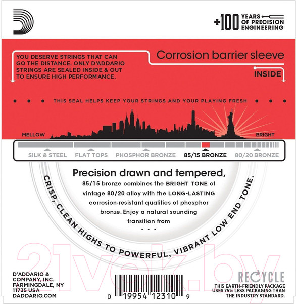 Изображение товара Струны для акустической гитары D'Addario EZ930