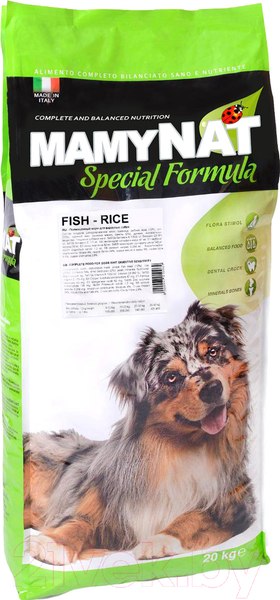 Изображение товара Сухой корм для собак MamyNat Dog Fish & Rice (20кг)