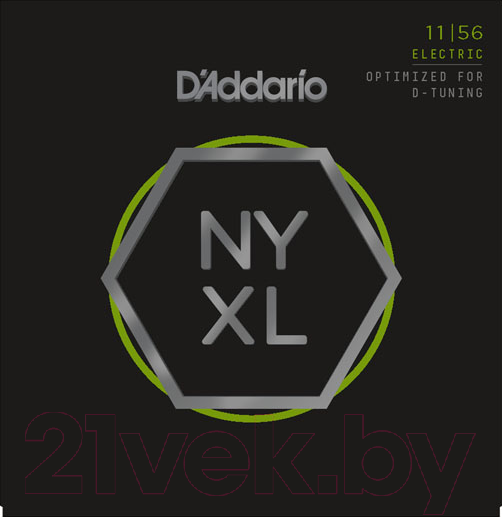 Изображение товара Струны для электрогитары D'Addario NYXL1156