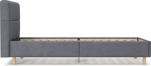 Изображение товара Односпальная кровать Mio Tesoro Letto 617 90x200 (темно-серый 906)