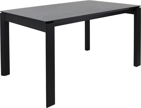 Изображение товара Обеденный стол Виста Бонн HPL 85x138/185 ВС/495 (камень серый/матовый черный)