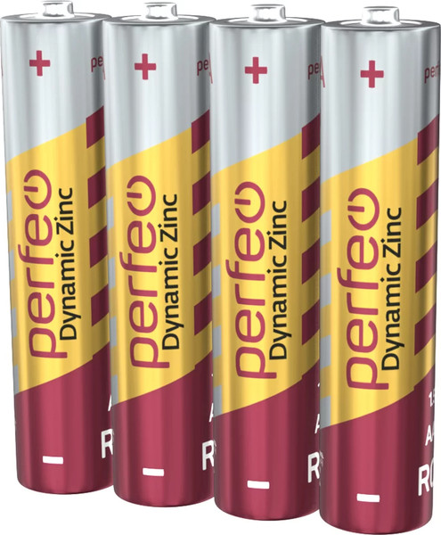 Изображение товара Комплект батареек Perfeo Dynamic Zinc R03/4SH (60шт)