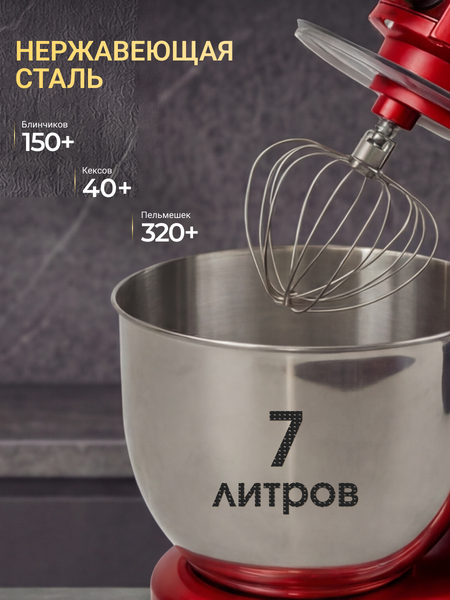 Изображение товара Кухонный комбайн Sonifer SF-8076 (красный)