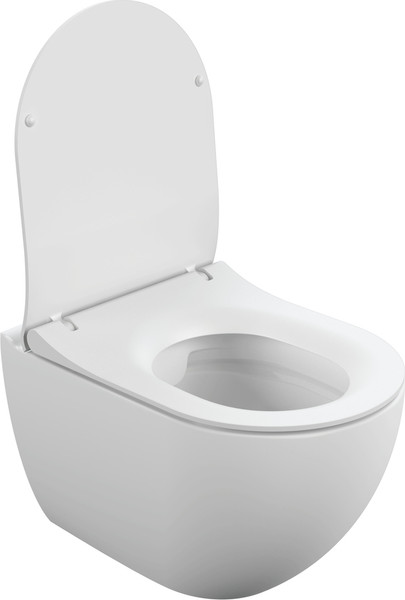 Изображение товара Унитаз подвесной с инсталляцией Cersanit Brasko Slim 64824 + Aqua Prime М 50 68179 с кнопкой Twins 63523 (кнопка хром глянцевый)