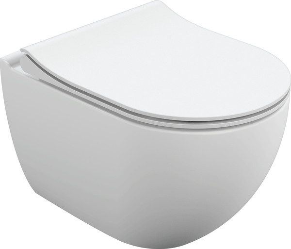 Изображение товара Унитаз подвесной с инсталляцией Cersanit Brasko Slim 64824 + Aqua Prime М 50 68179 с кнопкой Twins 63523 (кнопка хром глянцевый)