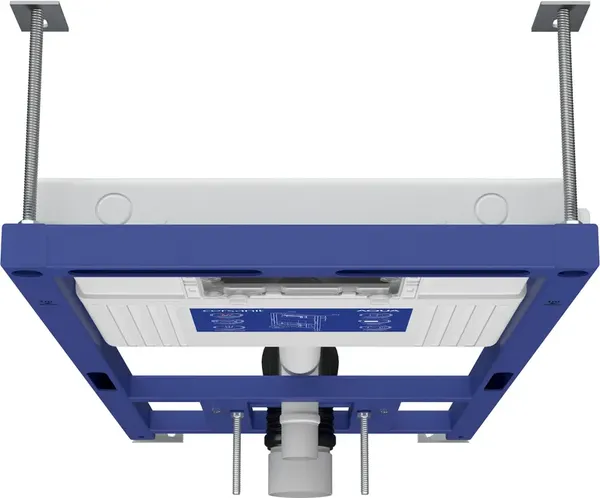 Изображение товара Унитаз подвесной с инсталляцией Cersanit Brasko Slim 64824 + Aqua 50 68178 +Accento Circle для Aqua 69074 (кнопка хром глянец)