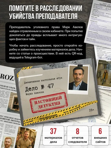 Изображение товара Настольная игра Game Hub Дело №47 / 236