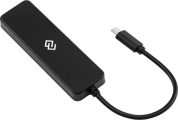 Изображение товара USB-хаб Digma DHUB-4USB-C-2.0 (черный)