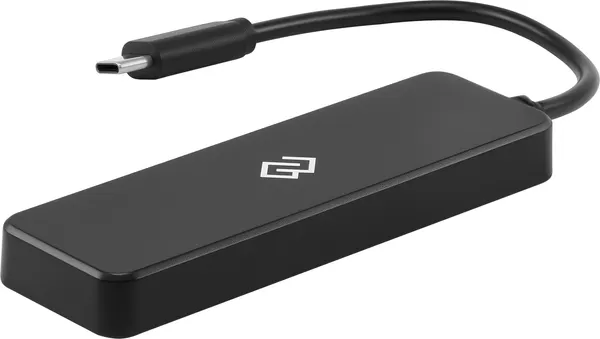 Изображение товара USB-хаб Digma DHUB-4USB-C-2.0 (черный)