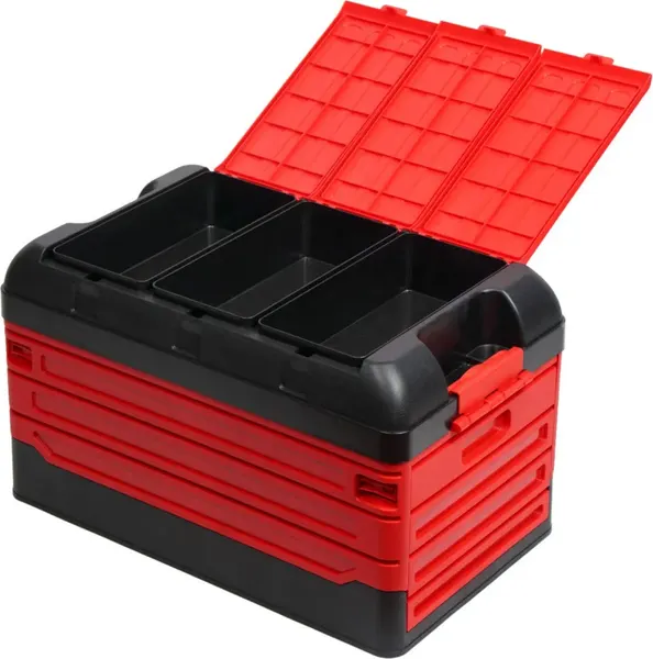 Изображение товара Ящик для инструментов Runis 610х360х355мм / 16-15 (красный/черный)