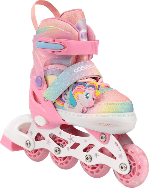 Изображение товара Роликовые коньки CosmoRide Cleo (р-р 35-38, белый/розовый)