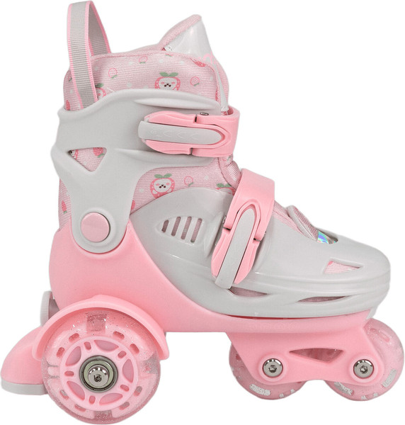 Изображение товара Роликовые коньки CosmoRide Honey + набор защиты (р-р 27-30, белый/розовый)