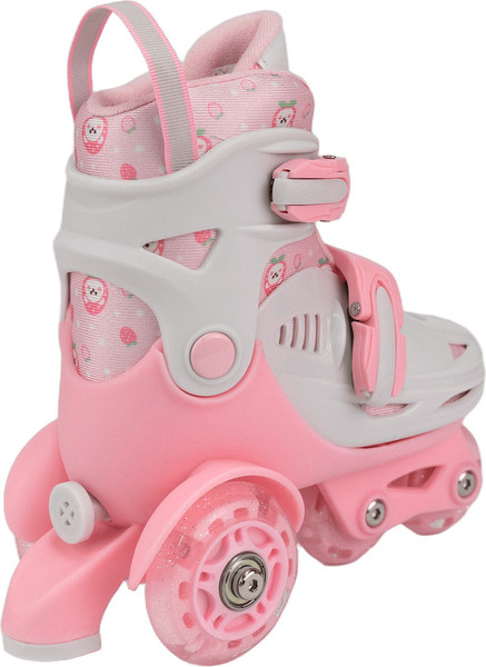 Изображение товара Роликовые коньки CosmoRide Honey + набор защиты (р-р 31-34, белый/розовый)