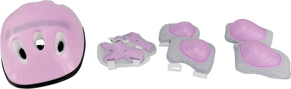 Изображение товара Роликовые коньки CosmoRide Honey + набор защиты (р-р 27-30, белый/фиолетовый)