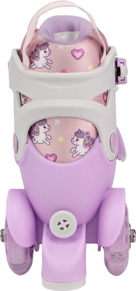 Изображение товара Роликовые коньки CosmoRide Honey + набор защиты (р-р 27-30, белый/фиолетовый)