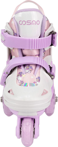 Изображение товара Роликовые коньки CosmoRide Honey + набор защиты (р-р 31-34, белый/фиолетовый)