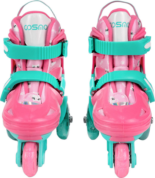 Изображение товара Роликовые коньки CosmoRide Honey + набор защиты (р-р 31-34, мятный/розовый)