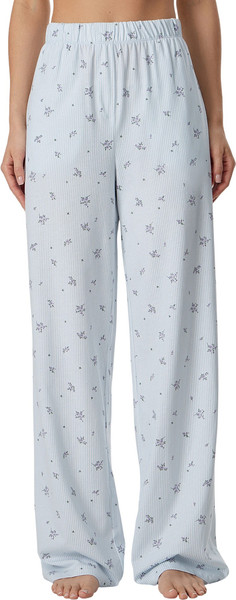 Изображение товара Штаны домашние Mark Formelle 532524-1 (р.164/170-110, цветы на голубой полоске)