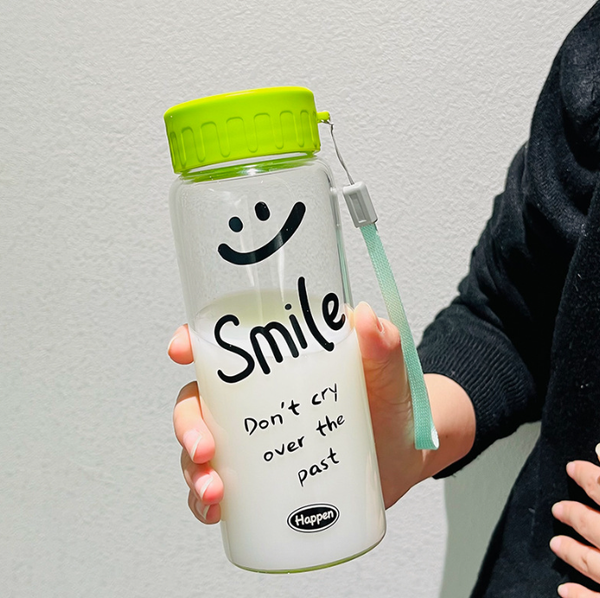 Изображение товара Бутылка для воды ILikeGift Smile! CZMX-20019-04 (green)