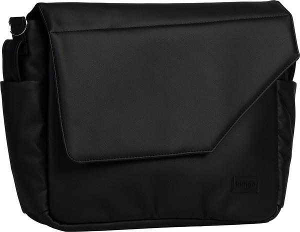 Изображение товара Детская универсальная коляска INDIGO Lamar 2в1 La 08 (черная кожа)