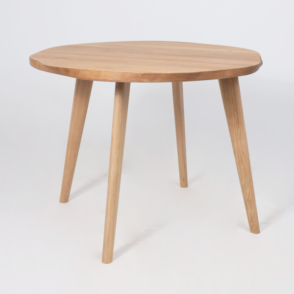 Изображение товара Обеденный стол ОКА Немо d100x75 (дуб натуральный/дуб натуральный)