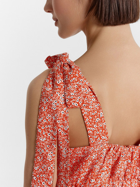 Изображение товара Блузка Mark Formelle 112901 (р.170-96-102, белые цветы на фиесте)