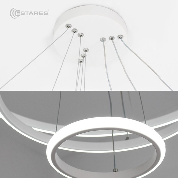 Изображение товара Люстра Estares Latte 70W 3R-APP-600x1100-WHITE/WHITE-220-IP20