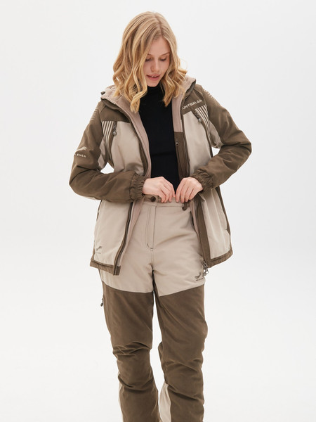 Изображение товара Костюм для охоты и рыбалки Huntsman Селенга -15°С Коричневый/Бежевый Исландия (р.40-42/158-164)