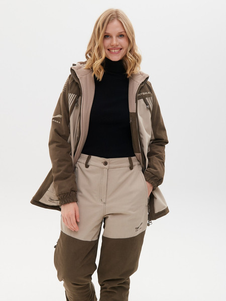 Изображение товара Костюм для охоты и рыбалки Huntsman Селенга -15°С Коричневый/Бежевый Исландия (р.48-50/158-164)