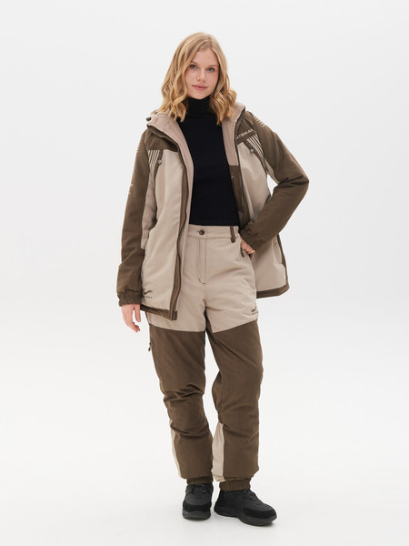 Изображение товара Костюм для охоты и рыбалки Huntsman Селенга -15°С Коричневый/Бежевый Исландия (р.48-50/158-164)