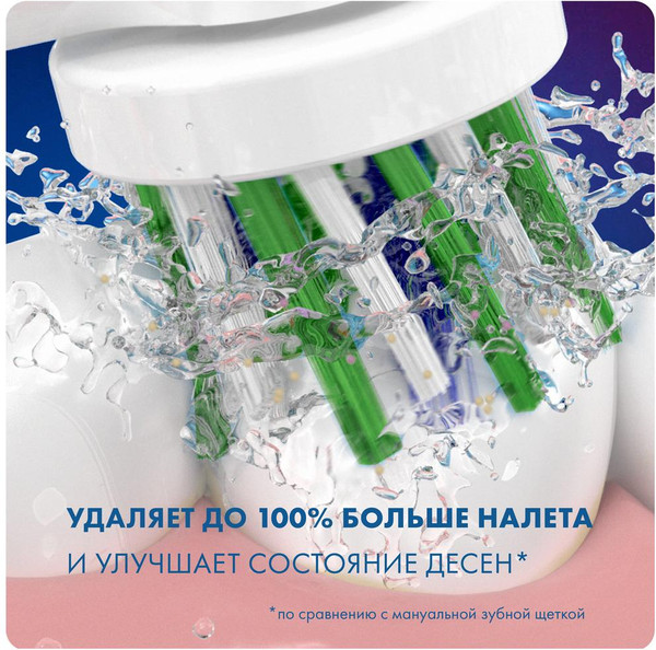 Изображение товара Электрическая зубная щетка Oral-B Vitality Pro D103.423.3H + Дополнительная насадка (Blue)