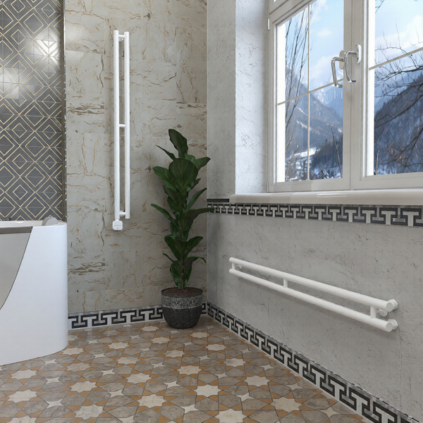 Изображение товара Радиатор стальной Stinox Design Minori 10x120 / dism1012ral9003-1 (белый матовый)