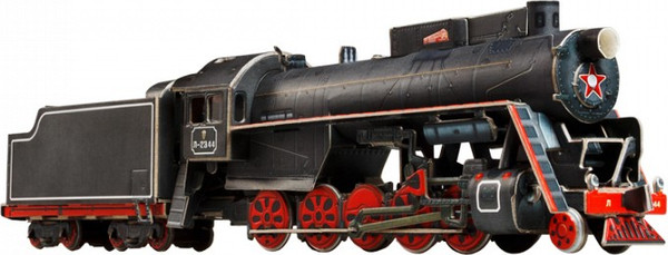 Изображение товара Сборная модель Умная бумага Магистральный грузовой паровоз / 4627081559560