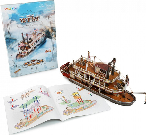 Изображение товара Сборная модель Умная бумага Пароход / 4627081554961