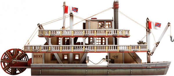 Изображение товара Сборная модель Умная бумага Пароход / 4627081554961