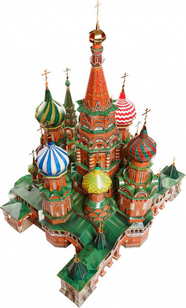 Изображение товара Сборная модель Умная бумага Собор Василия Блаженного / 4627081550017