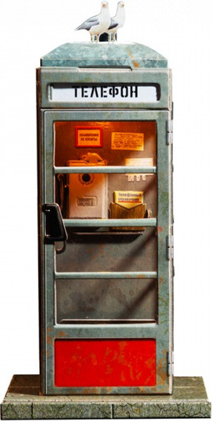 Изображение товара Сборная модель Умная бумага Советская телефонная будка. С фонариком / 4657800380625